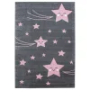 Kids Børne Tæppeløber Stjerne - Pink