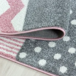 Kids Børnetæppe Hjerte og stjerne - Pink