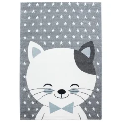 Kids Børnetæppe Kat - Blå