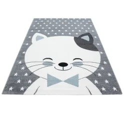 Kids Børnetæppe Kat - Blå