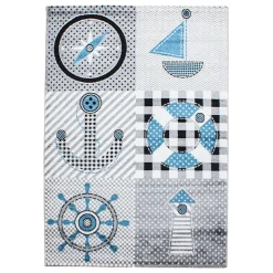 Kids Børnetæppe Pirat - Grå