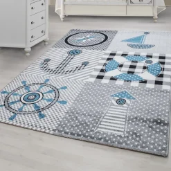 Kids Børnetæppe Pirat - Grå