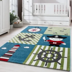 Kids Børnetæppe Pirat - Multi