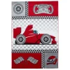 Kids Børnetæppe Racerbil - Rød