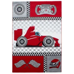 Kids Børnetæppe Racerbil - Rød