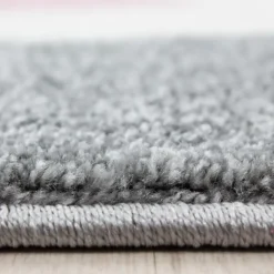 Kids Rund Børnetæppe Kat - Pink