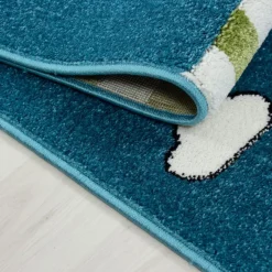 Kids Rund Børnetæppe Pirat - Multi