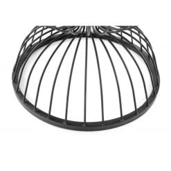 KIM sofabordplade - Hvid marmor, stel - Sort