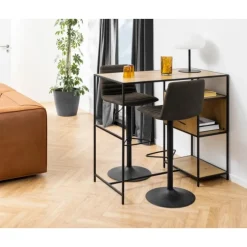 Kimmy barstol grå stof