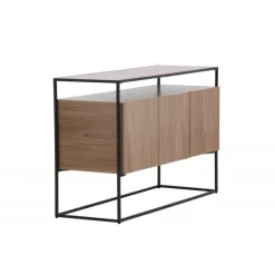 Kingsport Skab - Sort og Valnød