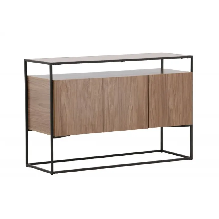 Kingsport Skab - Sort og Valnød