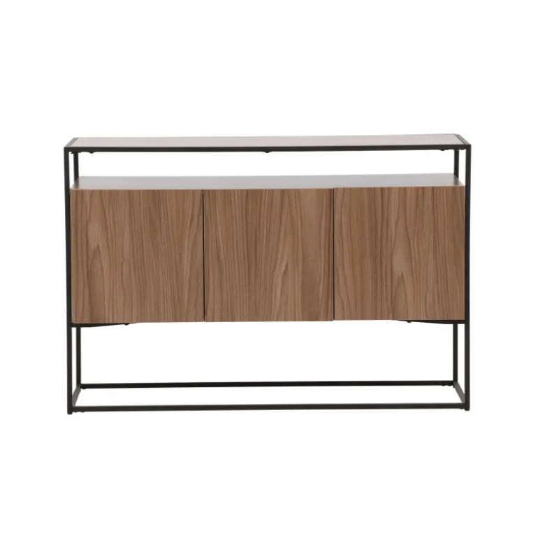 Kingsport Skab - Sort og Valnød