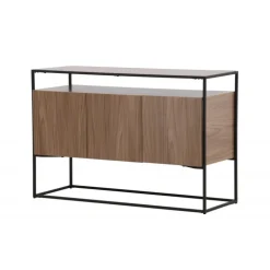 Kingsport Skab - Sort og Valnød