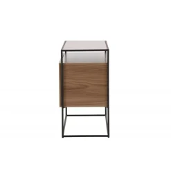 Kingsport Skab - Sort og Valnød