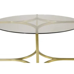 Kivik Bord - Messing og Transperant