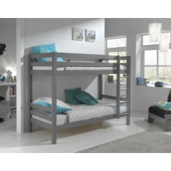 Køjeseng 90 x 200 cm – Pino, grå