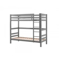 Køjeseng 90 x 200 cm – Pino, grå (H 180 cm)