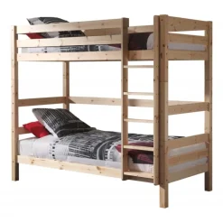 Køjeseng 90 x 200 cm Pino – natur, skandinavisk fyr