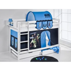 Køjeseng m. Star Wars forhæng