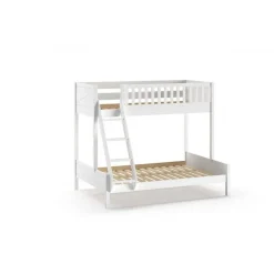 Køjeseng Scott familieseng 140x200 + 90x200 – hvid