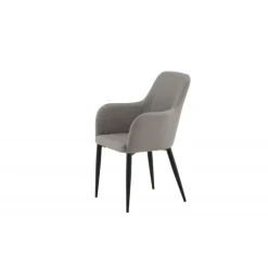 Komfort Spisebordsstol - Sort og Grå