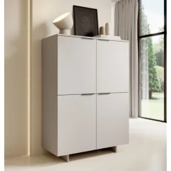 Kommode ALMA KOM 4D sand Beige (cashmire)