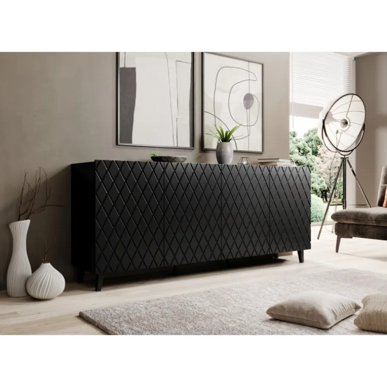 Kommode ASTI mat Hvid/mat Hvid