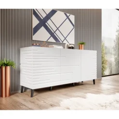 Kommode NOVA mat Hvid