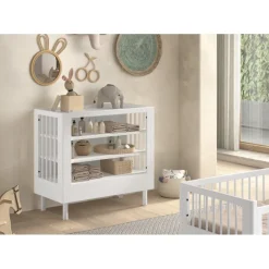 Kommode til pusleplads – Forrest Beech, hvid