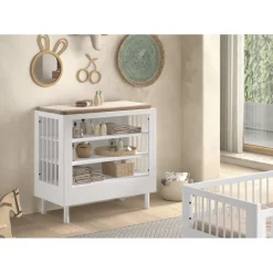 Kommode til pusleplads – Forrest Beech, hvid