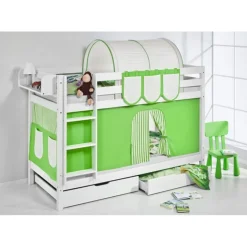 Komplet køjeseng - Grøn