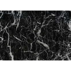 KONAMI bord, - top - Sort marmor, ben - guld