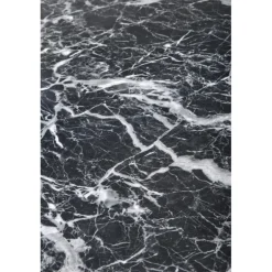 KONAMI bord, - top - Sort marmor, ben - guld