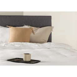 Kontinentalseng Mesa 120x200 - Mørkegrå Stof