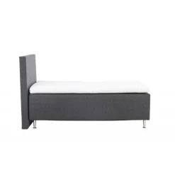 Kontinentalseng Mesa 120x200 - Mørkegrå Stof