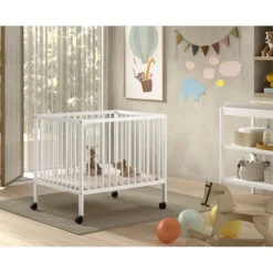 Kravlegård Dino 95 × 75 cm – hvid