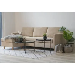 Kurvesæt i grå - 3 stk