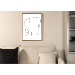 Kvinde Plakat - Sort og Hvid