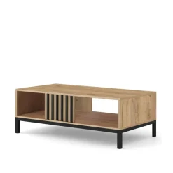 LAMINO LAW-1 sofabord - Håndværk eg / Sort