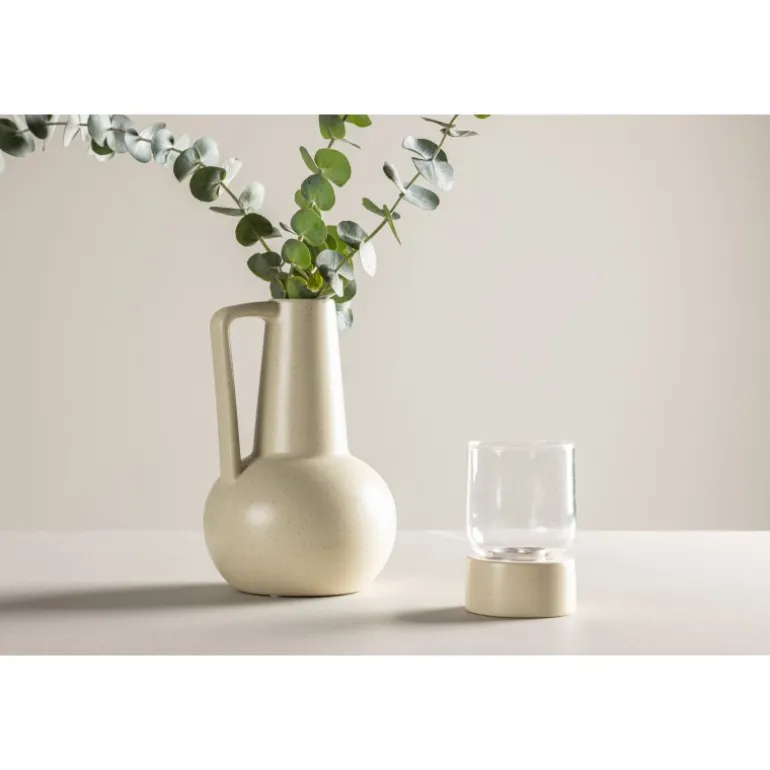 Lane Vase - Beige og Sort