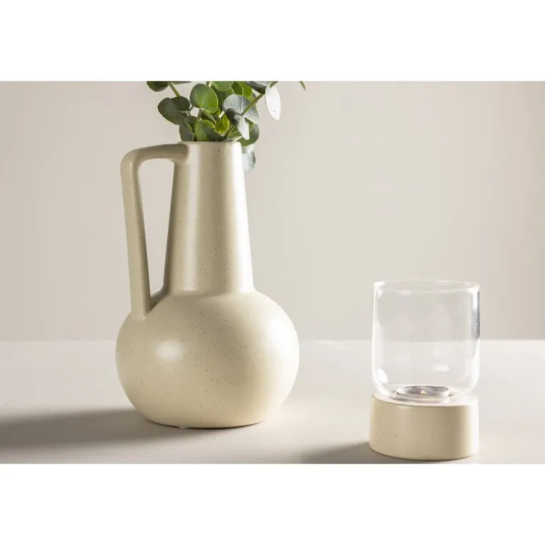 Lane Vase - Beige og Sort