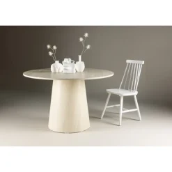 Lanzo Rundt spisebord Ø120cm- Hvid