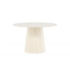 Lanzo Rundt spisebord Ø120cm- Hvid