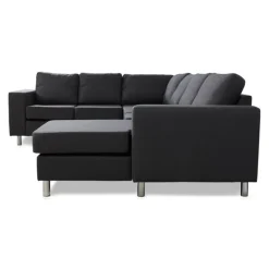 Laura hjørnesofa m. chaiselong højrevendt - Koksgrå Inari 95