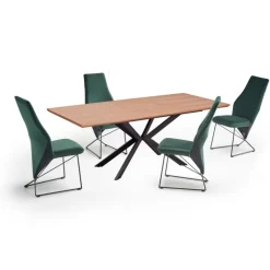 LEGARTO bord Naturlig eg/Sort