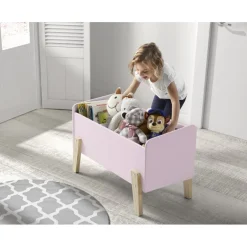 Legetøjskasse Kiddy – lyserød, skandinavisk design