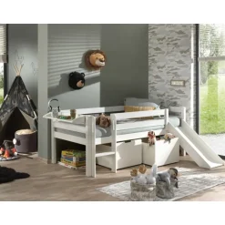 Legetøjskasse sæt med 2 skuffer – Pino, hvid