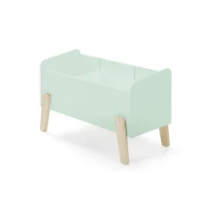 Legetøjskiste i træ – Kiddy, mintgrøn
