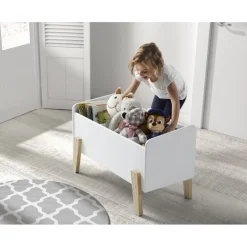 Legetøjskiste til børn – Kiddy, hvid