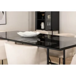 Leif Spisebordssæt - Beige og Sort